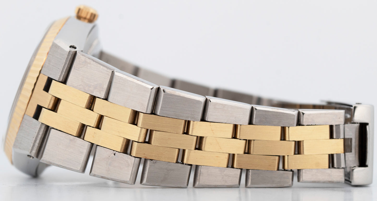 Rolex DateJust 36mm AUTOMATIC INTEGRAL Two-Tone Steel 18K Yellow Gold Watch1630