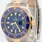 2023 PAPERS Rolex Submariner Date BLUE 41mm Ceramic 18K Gold Steel 126613 LB BOX