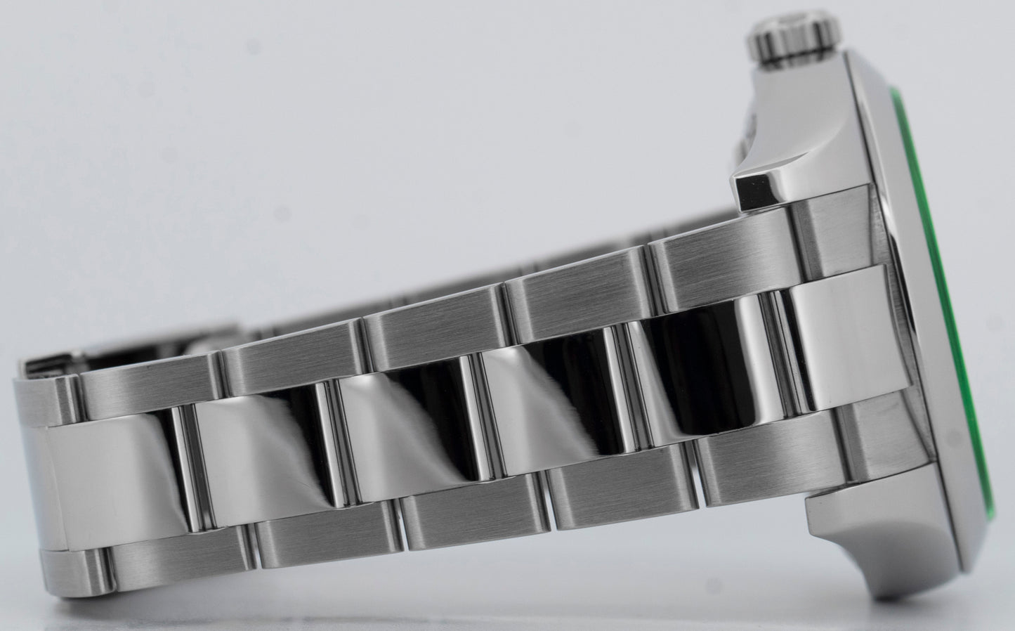 PAPERS Rolex Milgauss Green BLACK 40mm 116400 GV Stainless Steel Watch BOX