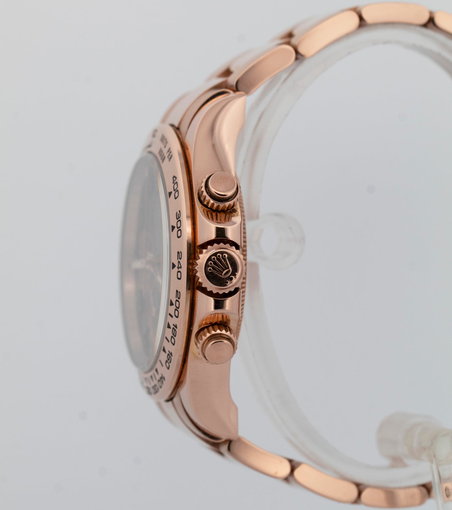 PAPERS Rolex Daytona CHOCOLATE ARABIC 40mm Brown 18K Rose Gold 116505 BOX