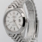 2023 PAPERS Rolex DateJust 41 SILVER Stainless Steel 41mm 126300 Watch BOX