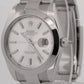 2025 PAPERS Rolex DateJust 41 SILVER Steel Smooth OYSTER 41mm 126300 Watch BOX