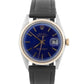 Rolex DateJust 36mm Blue Two-Tone Yellow Gold Stainless Steel Watch 1601