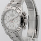 2016 Rolex Daytona Cosmograph 116520 White Steel 40mm Watch Box Papers