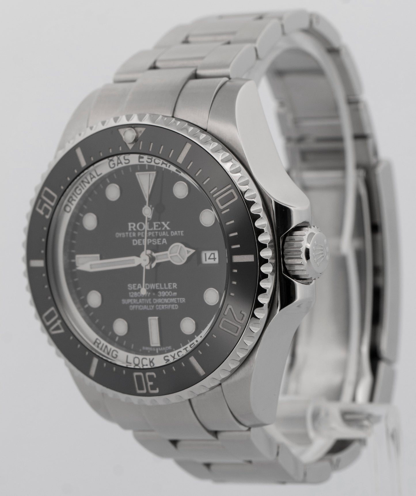 2012 PAPERS Rolex Sea-Dweller Deepsea BLACK Steel 44mm 116660 Watch BOX