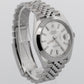 2023 PAPERS Rolex DateJust 41 SILVER Stainless Steel 41mm 126300 Watch BOX