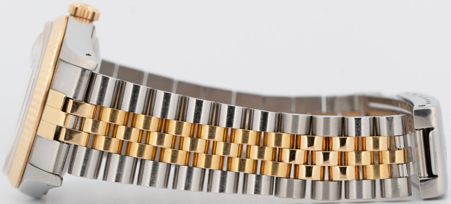 Rolex DateJust 36mm Champagne Two-Tone 18K Yellow Gold Steel JUBILEE Watch 16233