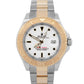 Rolex Yacht-Master 40mm WHITE 18K Two-Tone 18K Yellow Gold Steel 16623 Watch