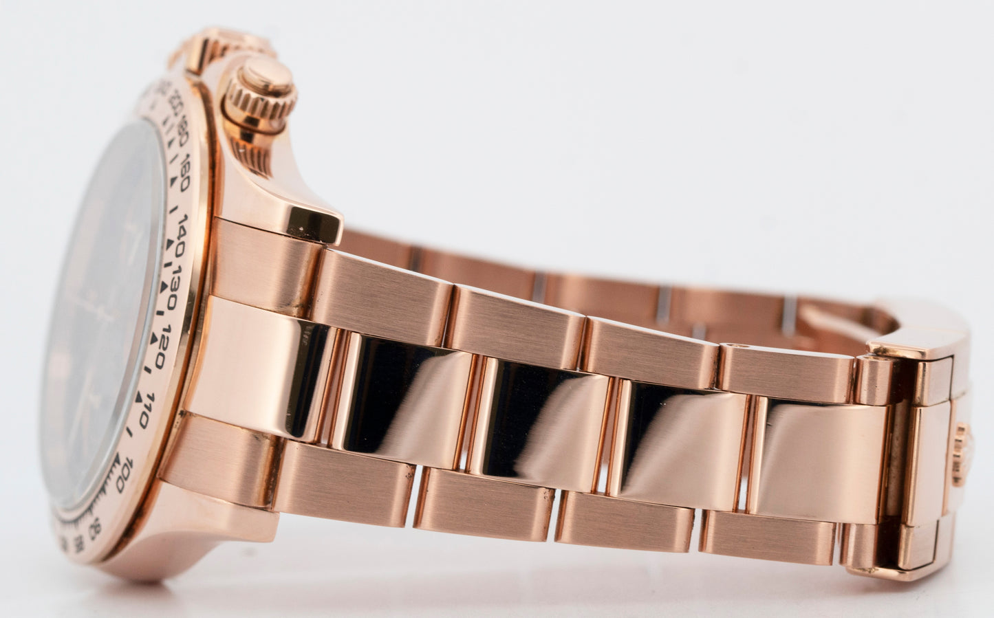 PAPERS Rolex Daytona CHOCOLATE ARABIC 40mm Brown 18K Rose Gold 116505 BOX