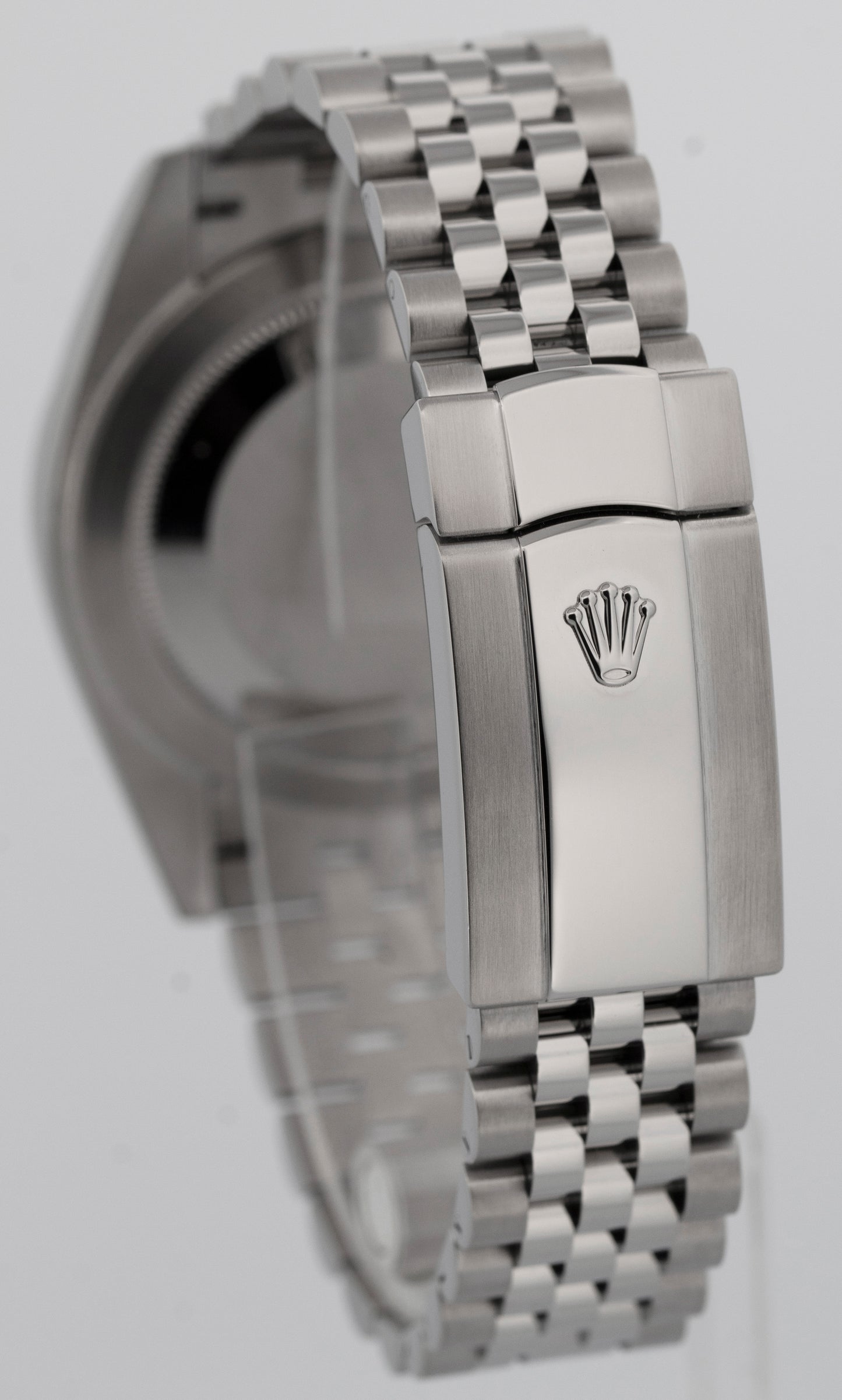 2023 PAPERS Rolex DateJust 41 SILVER Stainless Steel 41mm 126300 Watch BOX