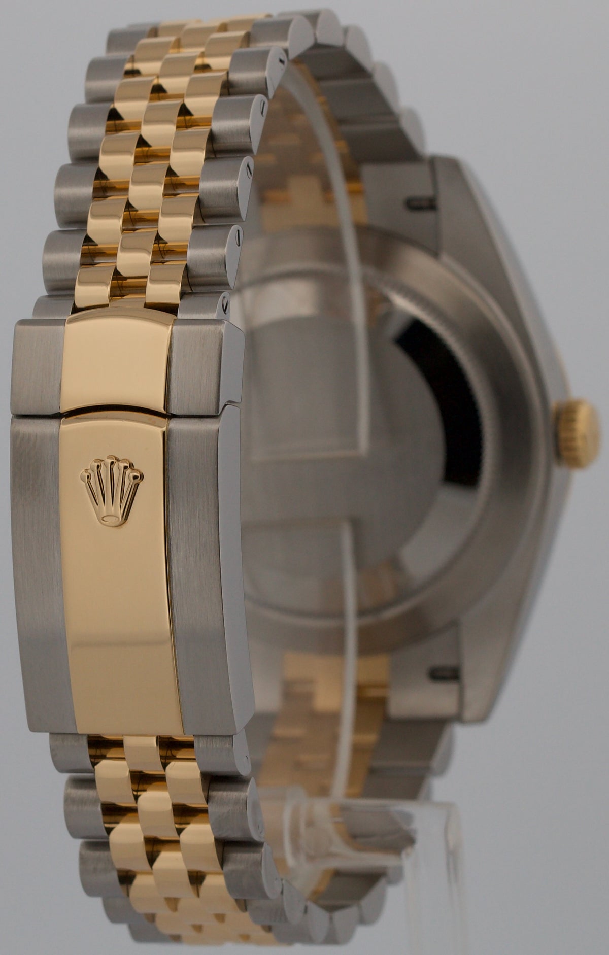 Rolex DateJust 41 126333 White Steel 18K Yellow Gold Fluted 41mm Jubilee Watch