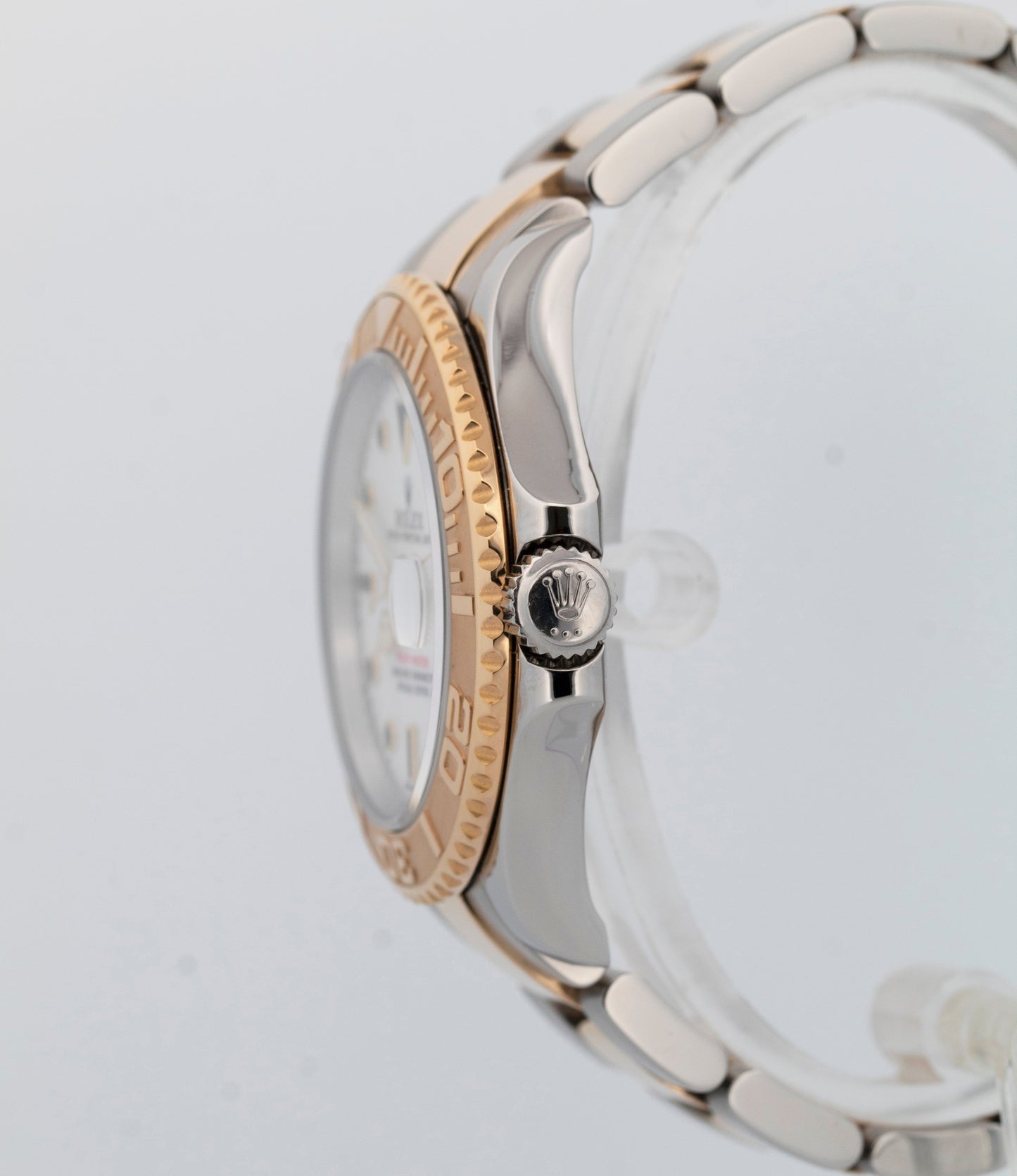 Rolex Yacht-Master 40mm WHITE 18K Two-Tone 18K Yellow Gold Steel 16623 Watch