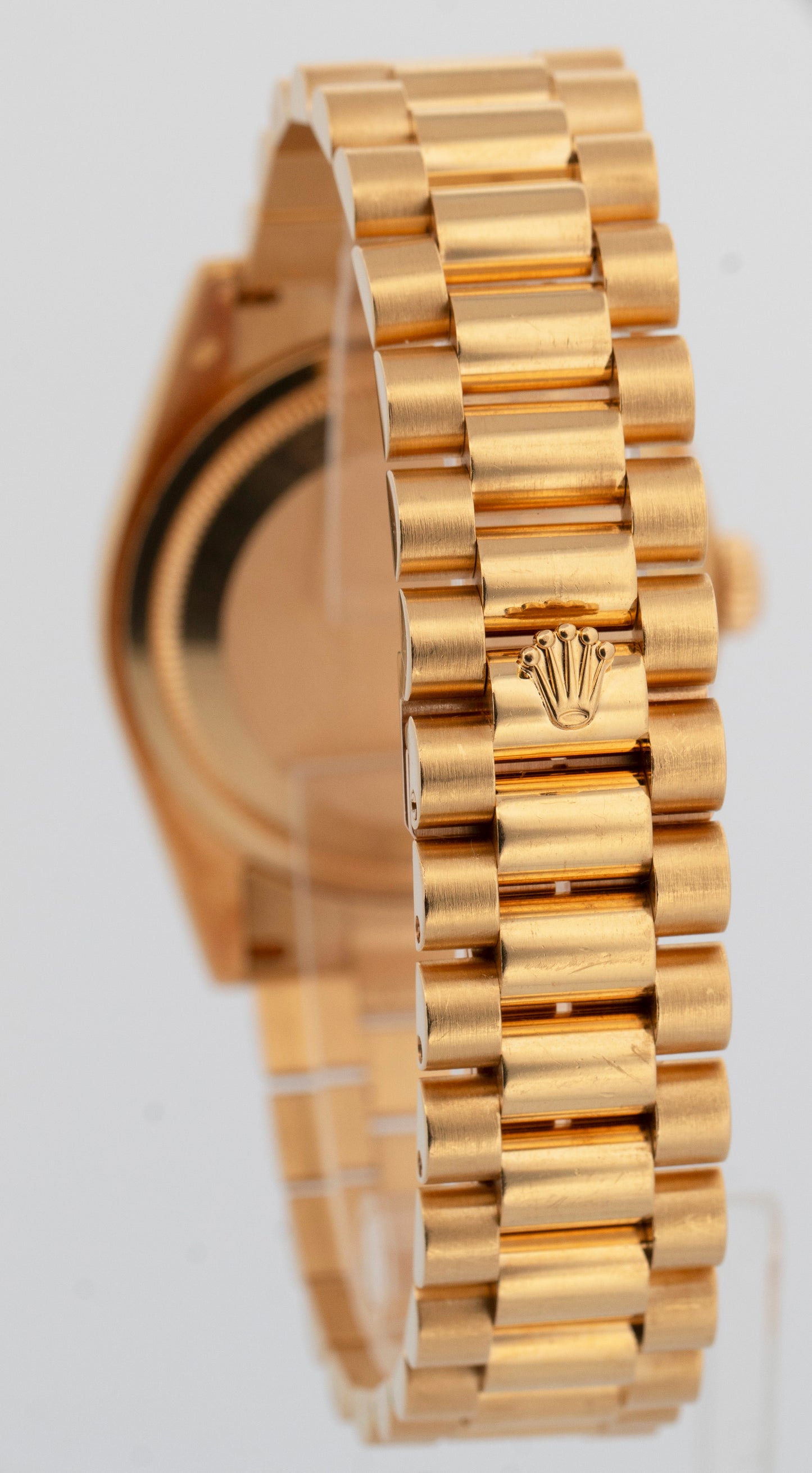 2002 PAPERS Rolex Day-Date President GREEN 18K Yellow Gold 36mm 118238 Watch BOX