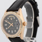 Rolex Day-Date President 18038 Black Diamond 18K Yellow Gold 36mm Watch