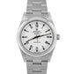 PAPERS Rolex Air-King Precision White Roman Stainless Steel 34mm Watch 14000 BOX