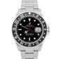 Rolex GMT-Master II BLACK Stainless Steel Oyster Date 40mm 16710 Watch