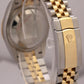MINT PAPERS Rolex DateJust 36mm WHITE 18K Yellow Gold Steel JUBILEE 126233 BOX