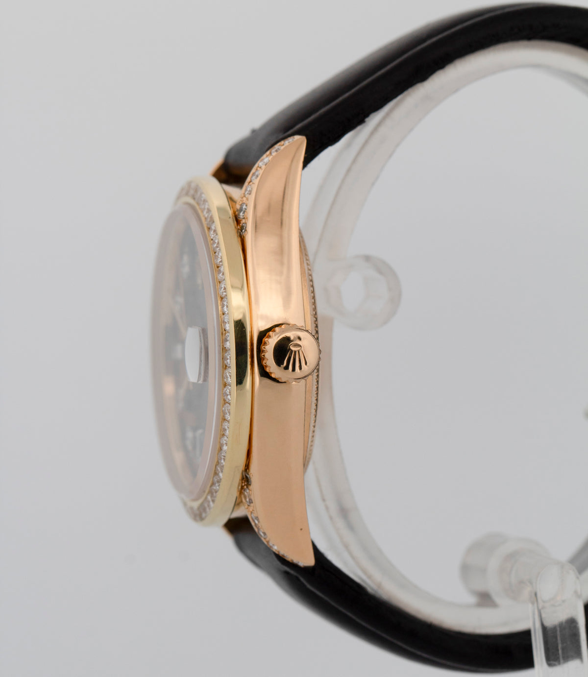 Rolex Day-Date President 18038 Black Diamond 18K Yellow Gold 36mm Watch