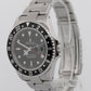 Rolex GMT-Master II BLACK Stainless Steel Oyster Date 40mm 16710 Watch