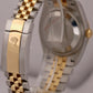 MINT PAPERS Rolex DateJust 36mm WHITE 18K Yellow Gold Steel JUBILEE 126233 BOX