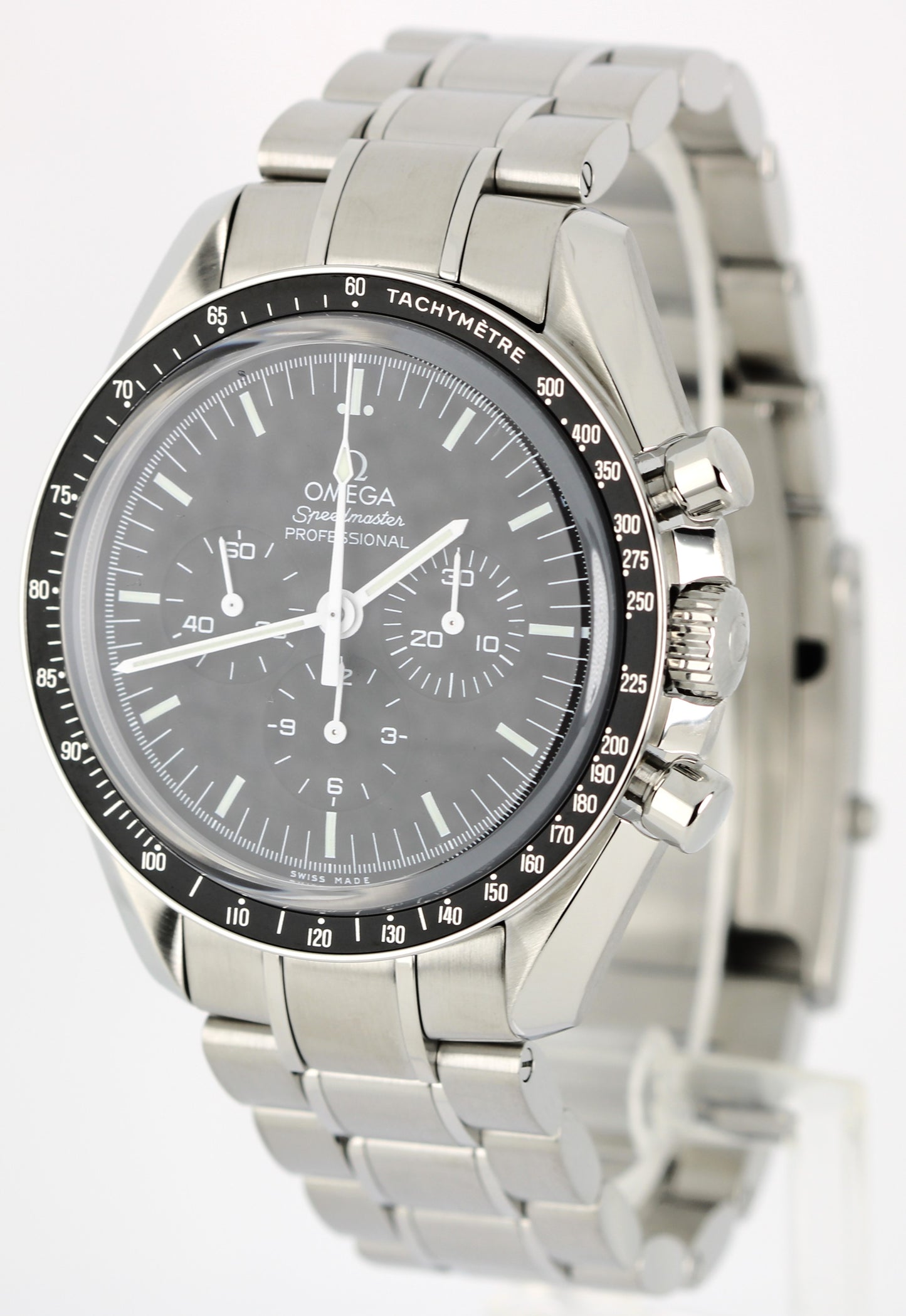 2018 PAPERS Omega Speedmaster Moonwatch Steel Black 42mm 311.30.42.30.01.006 BOX