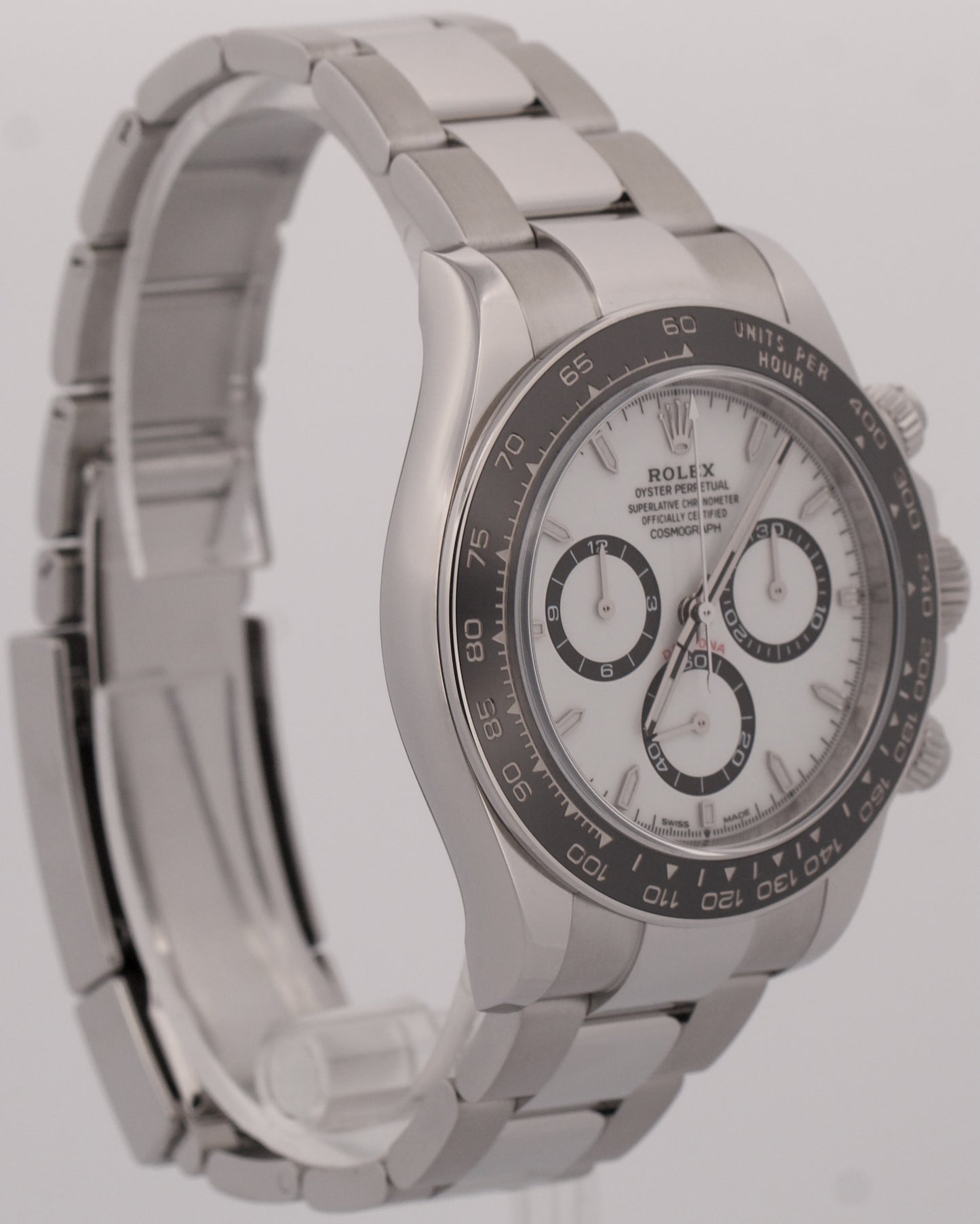 2026 PAPERS Rolex Daytona Cosmograph WHITE PANDA Steel 40mm 126500 LN Watch BOX