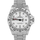 UNPOLISHED PAPERS Rolex Explorer II 40mm White Steel GMT Date Watch 16570 BOX