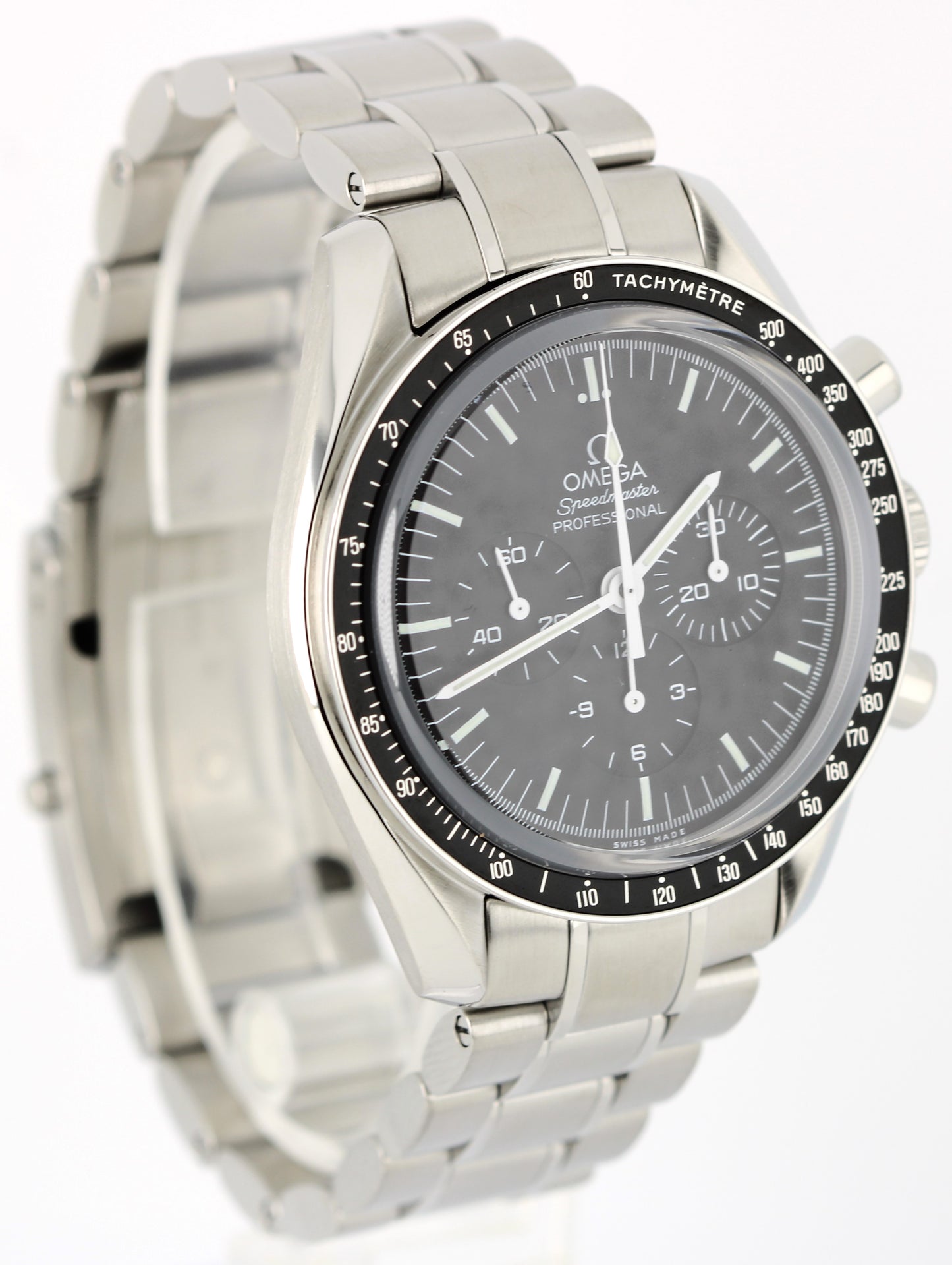 2018 PAPERS Omega Speedmaster Moonwatch Steel Black 42mm 311.30.42.30.01.006 BOX