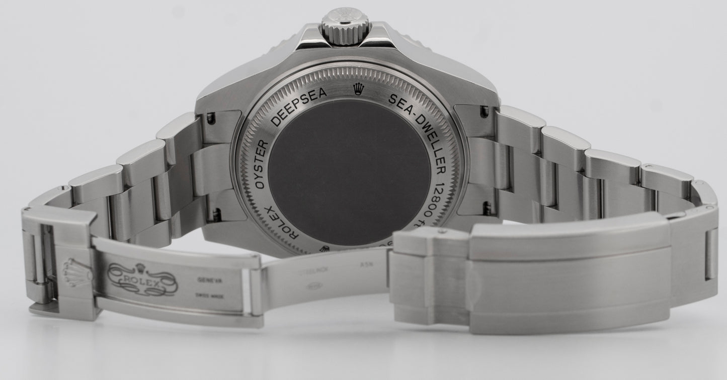2012 PAPERS Rolex Sea-Dweller Deepsea BLACK Steel 44mm 116660 Watch BOX