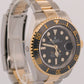 2023 PAPERS Rolex Sea-Dweller BLACK Two-Tone Steel 18K Gold 43mm 126603 BOX