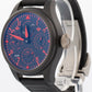 2013 PAPERS IWC Perpetual Calendar Top Gun BLACK CERAMIC Red 48mm IW502903 BOX