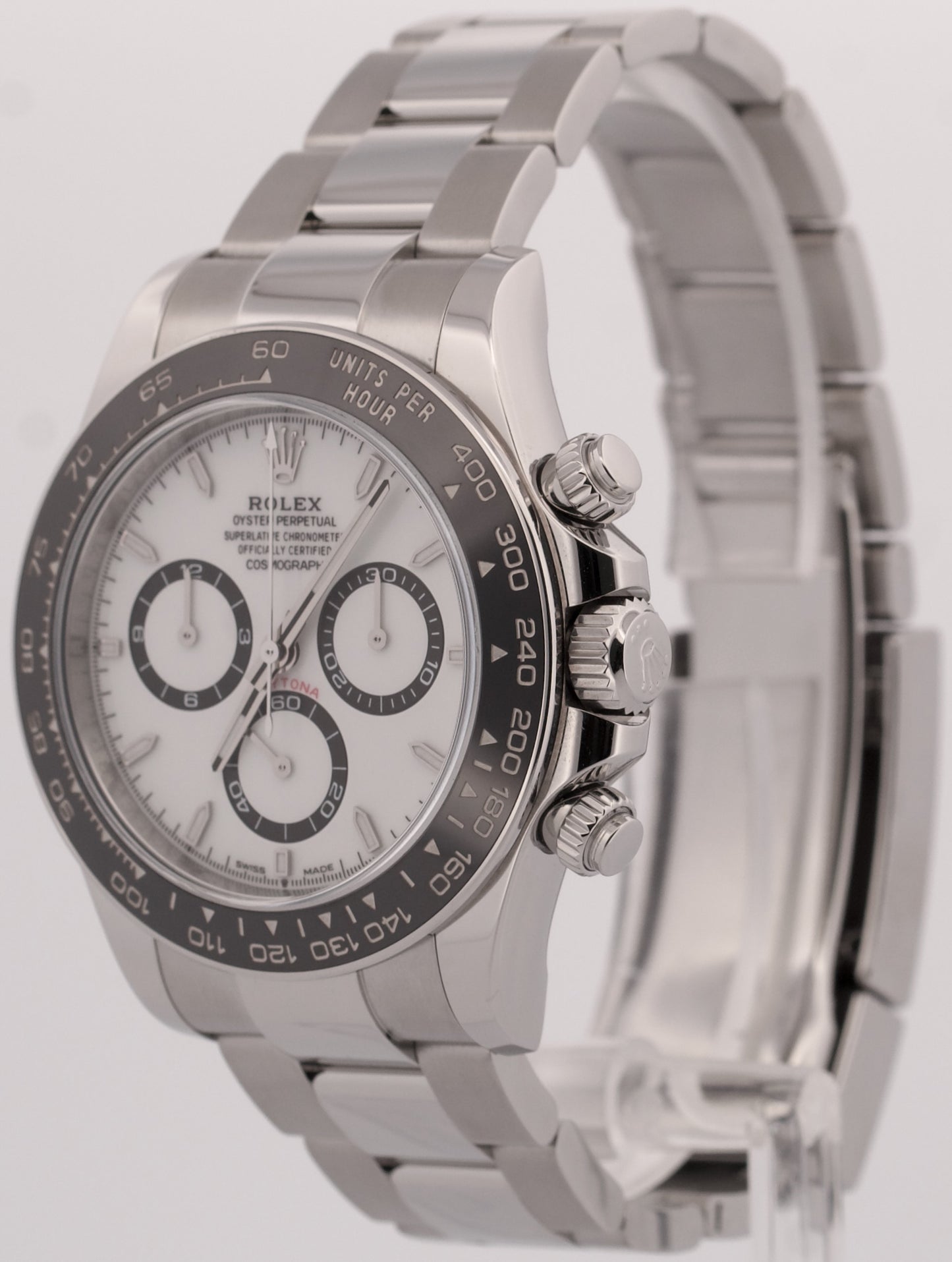2026 PAPERS Rolex Daytona Cosmograph WHITE PANDA Steel 40mm 126500 LN Watch BOX