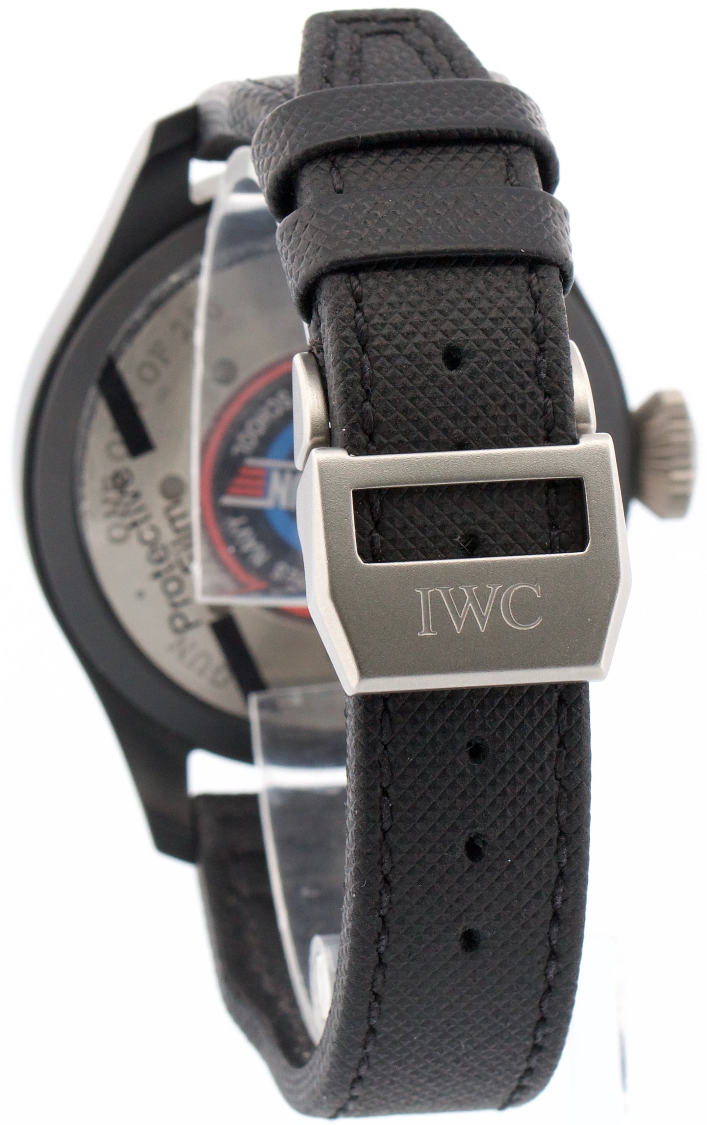 2013 PAPERS IWC Perpetual Calendar Top Gun BLACK CERAMIC Red 48mm IW502903 BOX