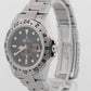 Unpolished Rolex Explorer II 16570 Black Rehaut 3186 Stainless Steel 40mm Watch
