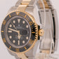 2023 PAPERS Rolex Sea-Dweller BLACK Two-Tone Steel 18K Gold 43mm 126603 BOX