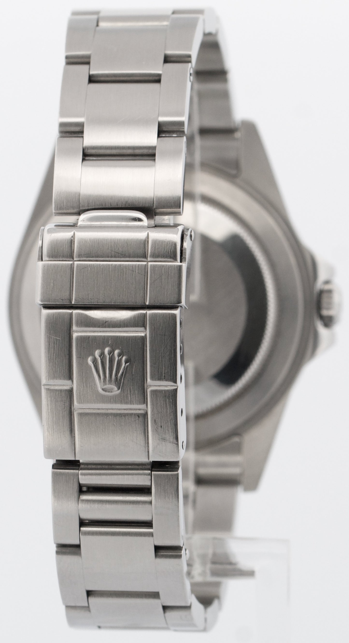 UNPOLISHED Rolex Explorer II BLACK 40mm Red GMT Stainless Steel 16570 Watch