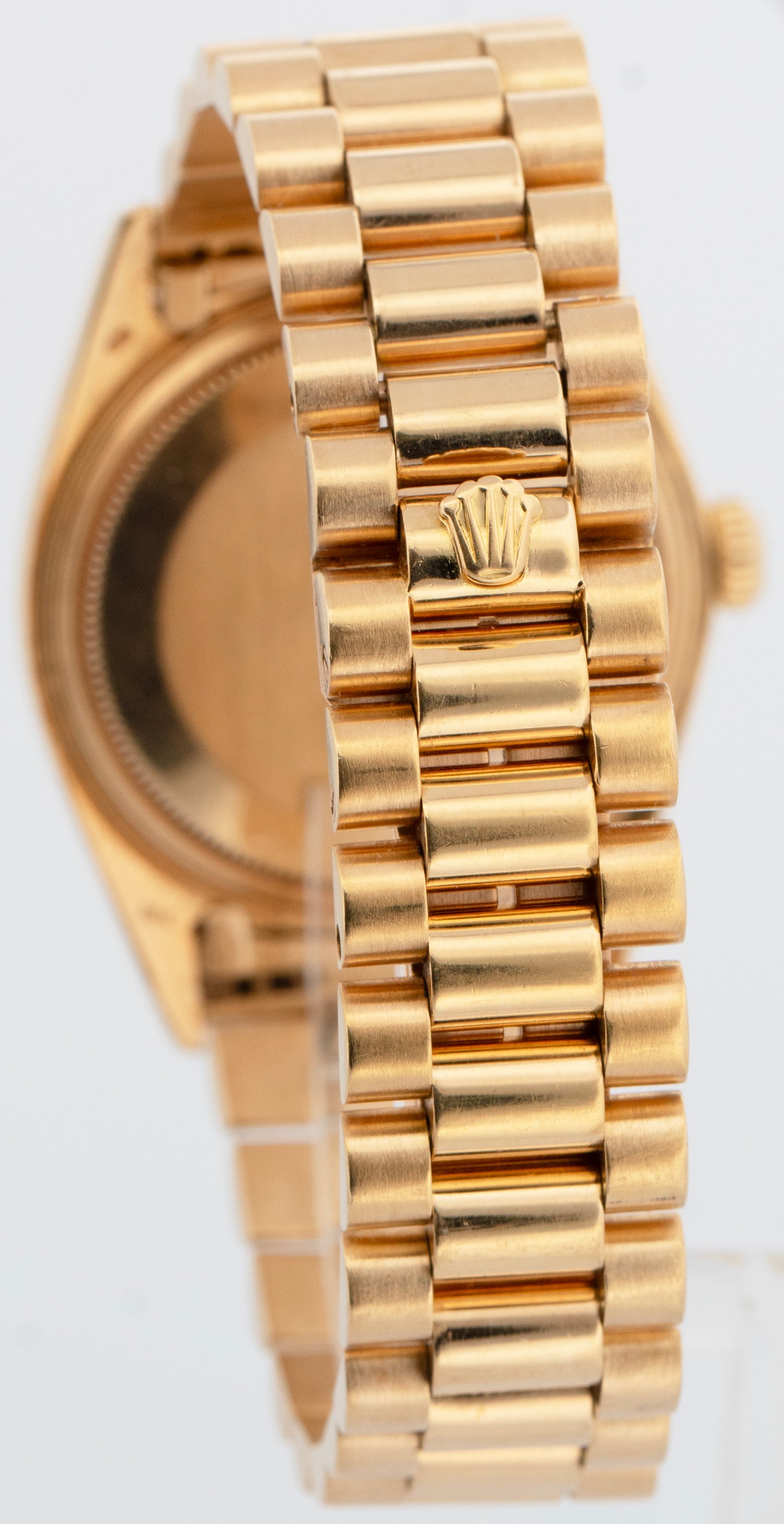 Rolex Day-Date President OXBLOOD STELLA Dial 36mm 18K Yellow Gold Watch 18038