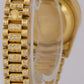 Ladies Rolex DateJust President 26mm PAVE RUBY DIAMOND 18K Yellow Gold 69178