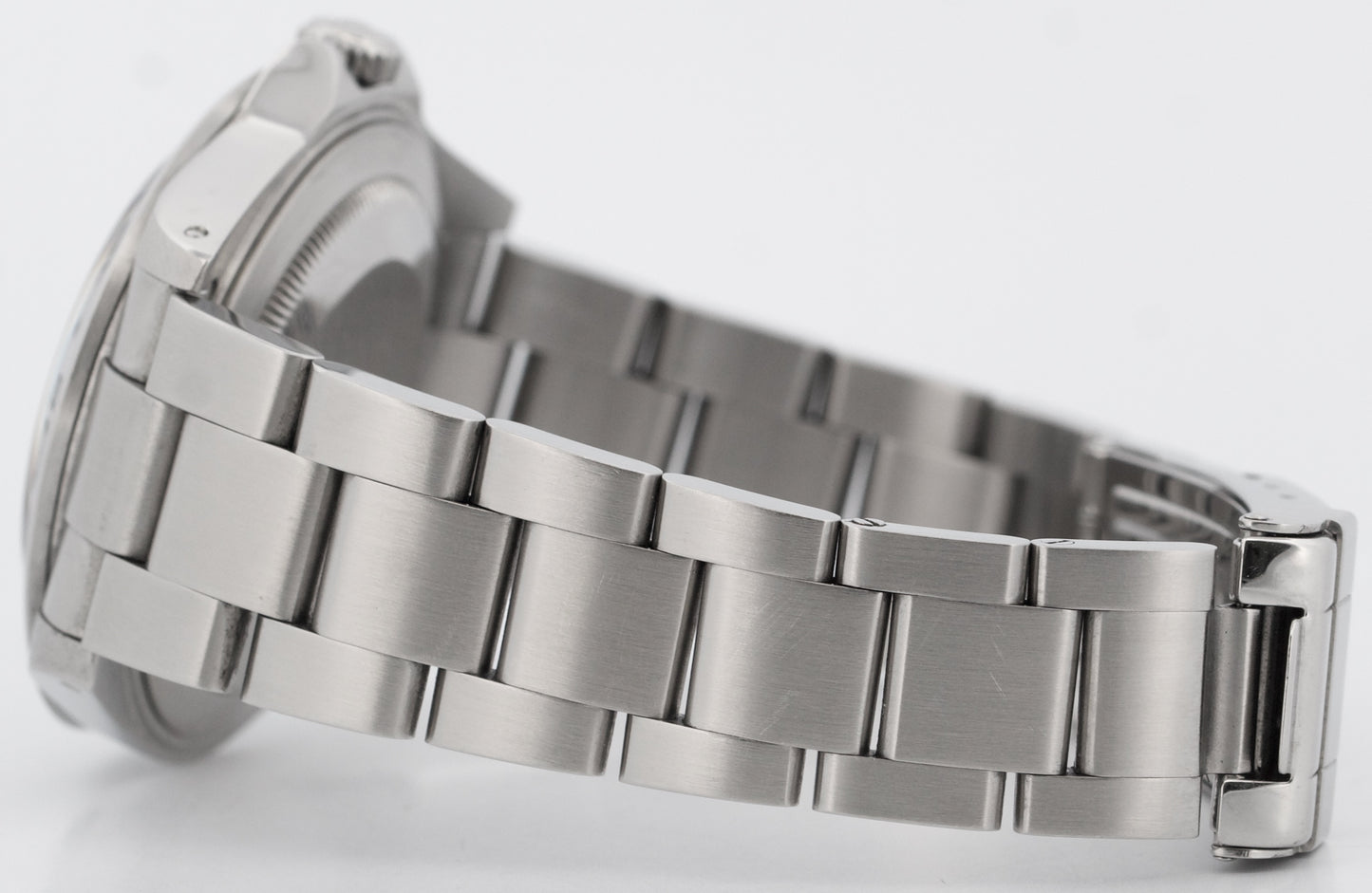 UNPOLISHED Rolex Explorer II BLACK 40mm Red GMT Stainless Steel 16570 Watch