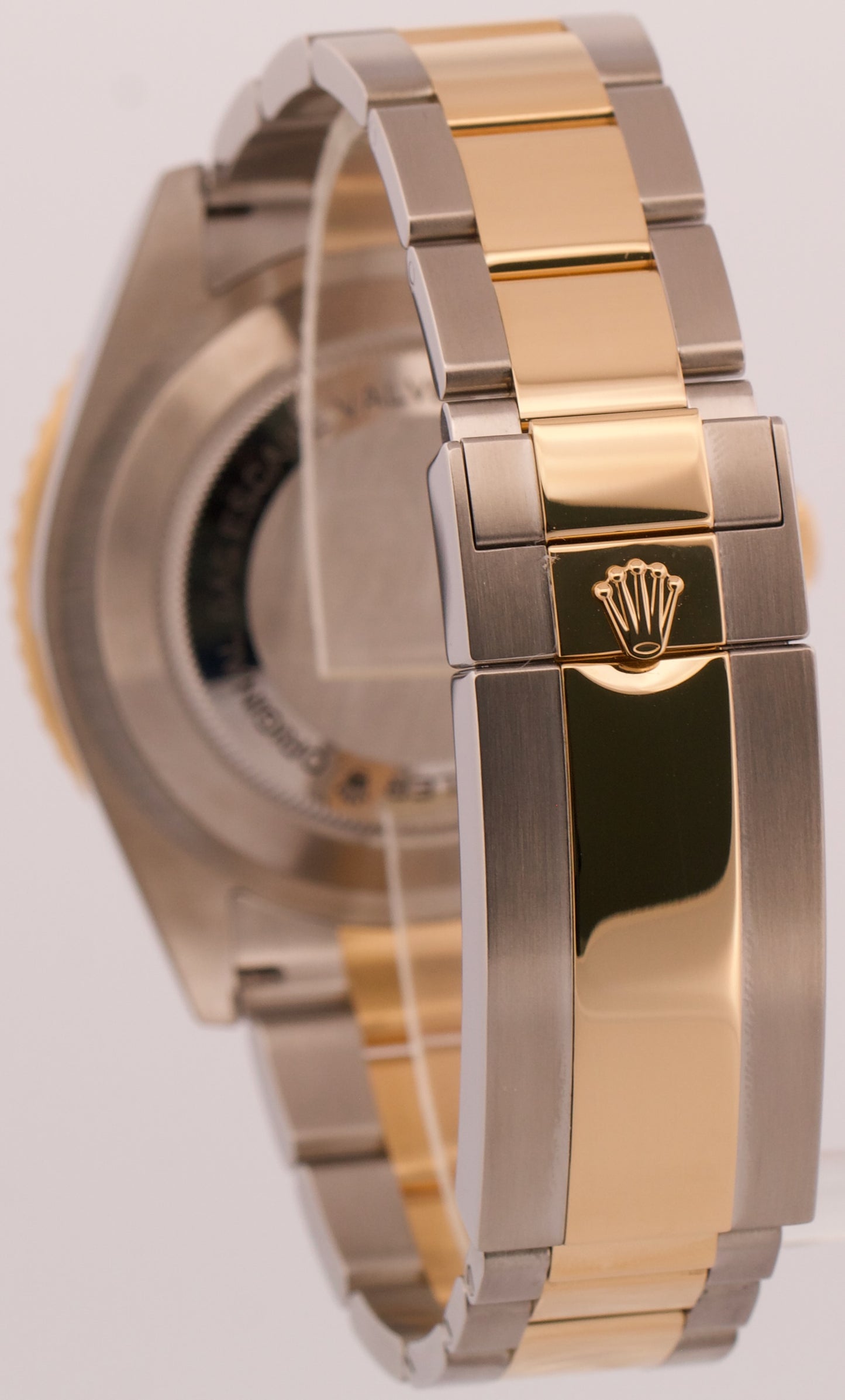 2023 PAPERS Rolex Sea-Dweller BLACK Two-Tone Steel 18K Gold 43mm 126603 BOX