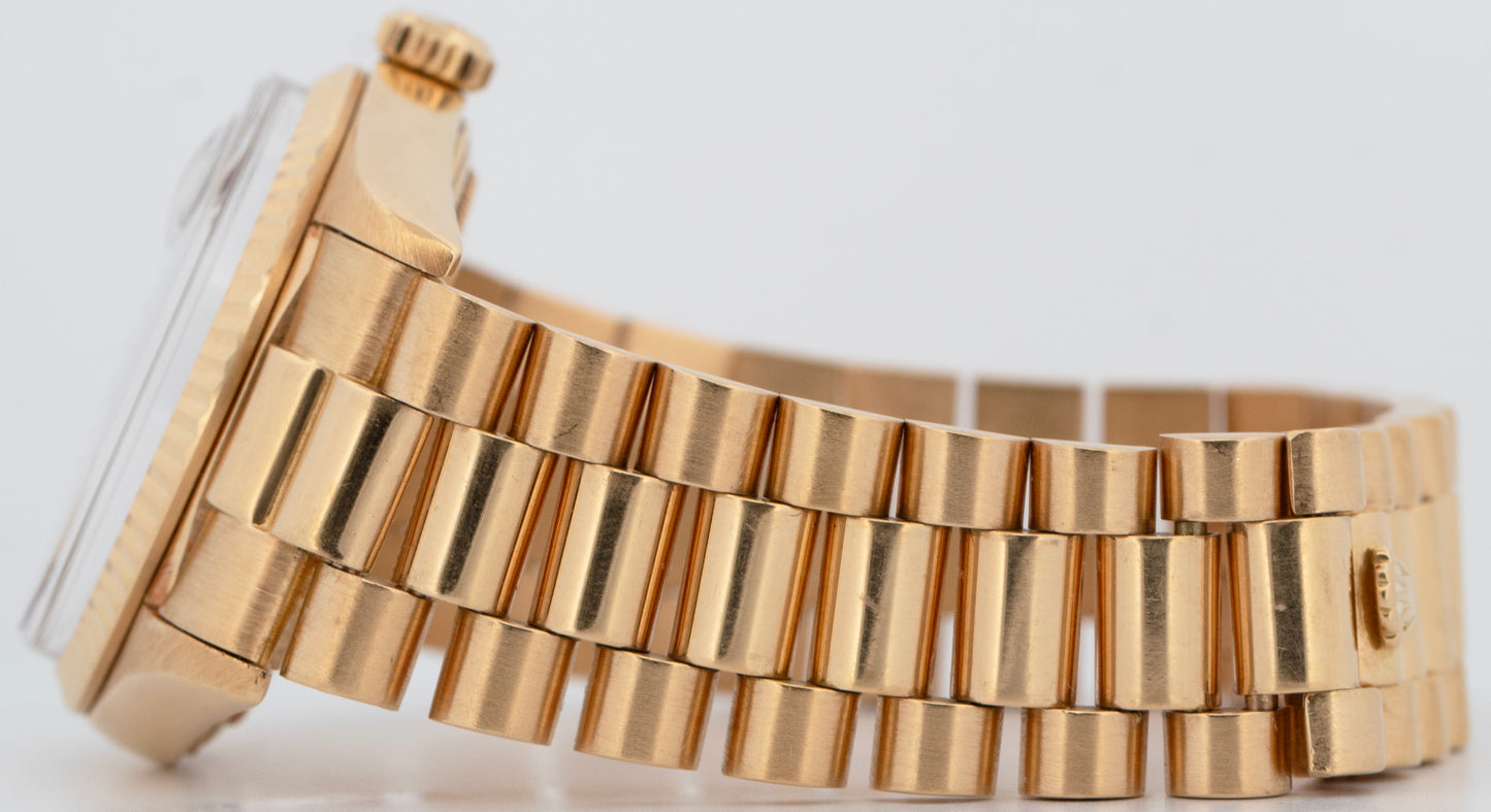 Rolex Day-Date President OXBLOOD STELLA Dial 36mm 18K Yellow Gold Watch 18038