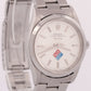 UNPOLISHED PAPERS Rolex Oyster Perpetual Air-King Silver DOMINOS 34mm 14000 BOX