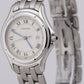 PAPERS Ladies Cartier Panthere Cougar 33mm Ivory Steel Quartz Watch 987904 BOX