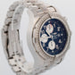 Breitling Super Avenger BLUE Chronograph Stainless Steel 48.4mm A13370 Watch