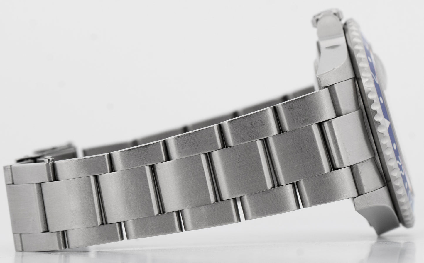 PAPERS Rolex GMT-Master II PEPSI Red Blue Steel Oyster NO-HOLES Watch 16710 BOX