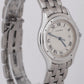 PAPERS Ladies Cartier Panthere Cougar 33mm Ivory Steel Quartz Watch 987904 BOX