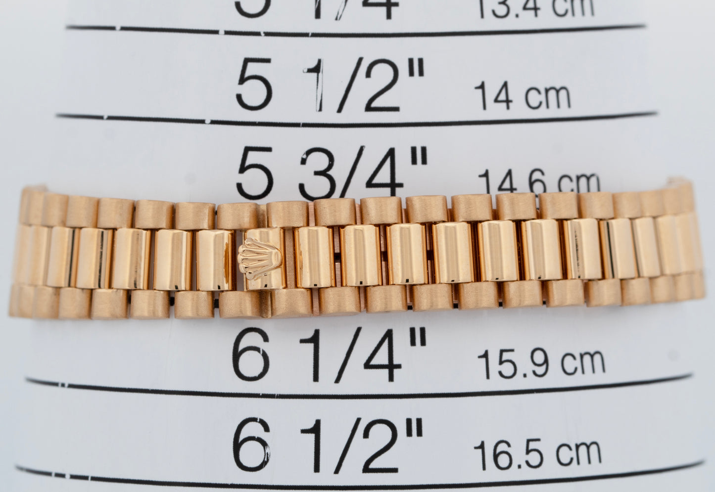 Ladies Rolex DateJust President 26mm Mother of Pearl Dial 18K Gold 69178 Watch