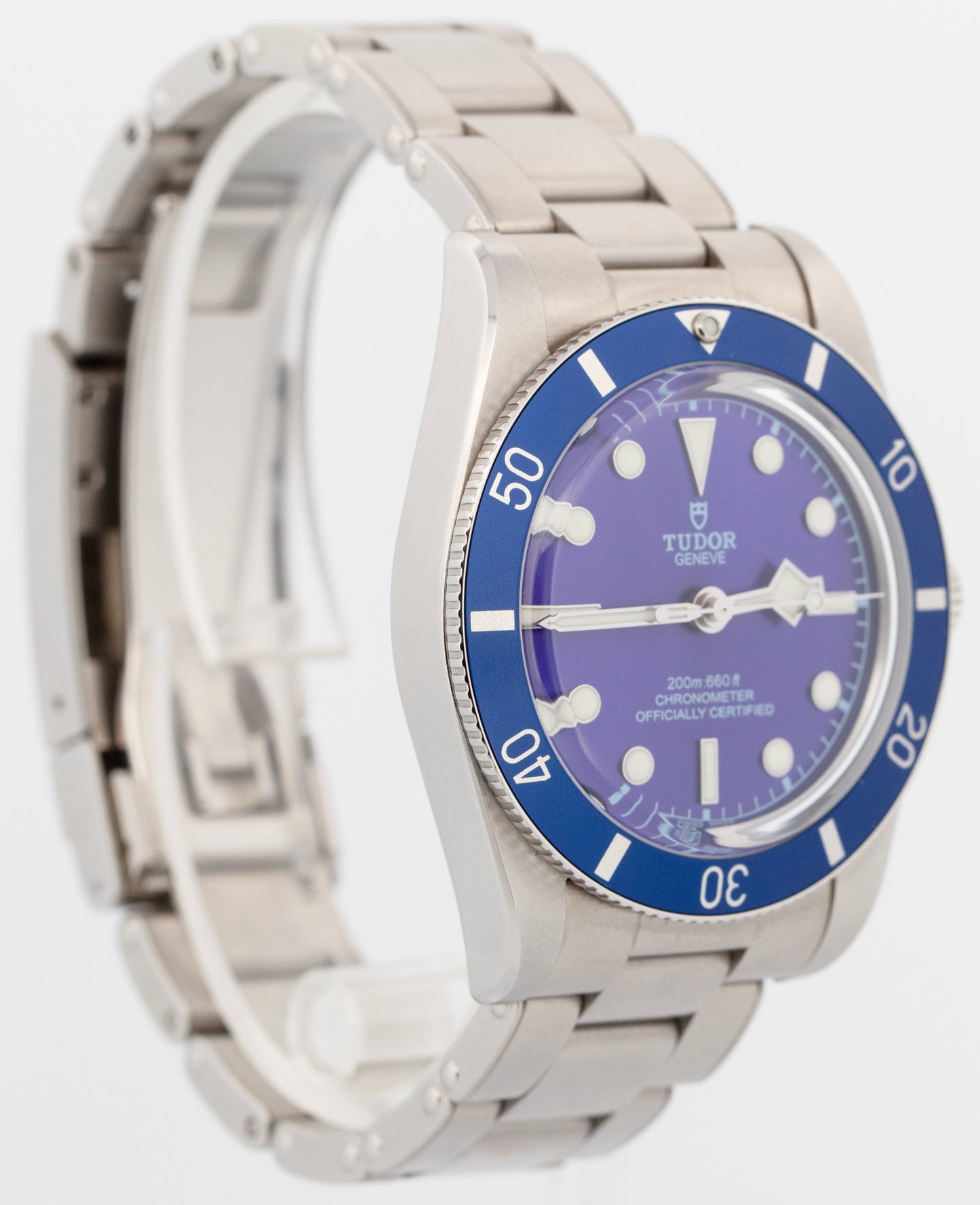 2026 PAPERS Tudor Black Bay 54 "TUDOR Blue" Steel JUBILEE Watch 37mm 79000B BOX