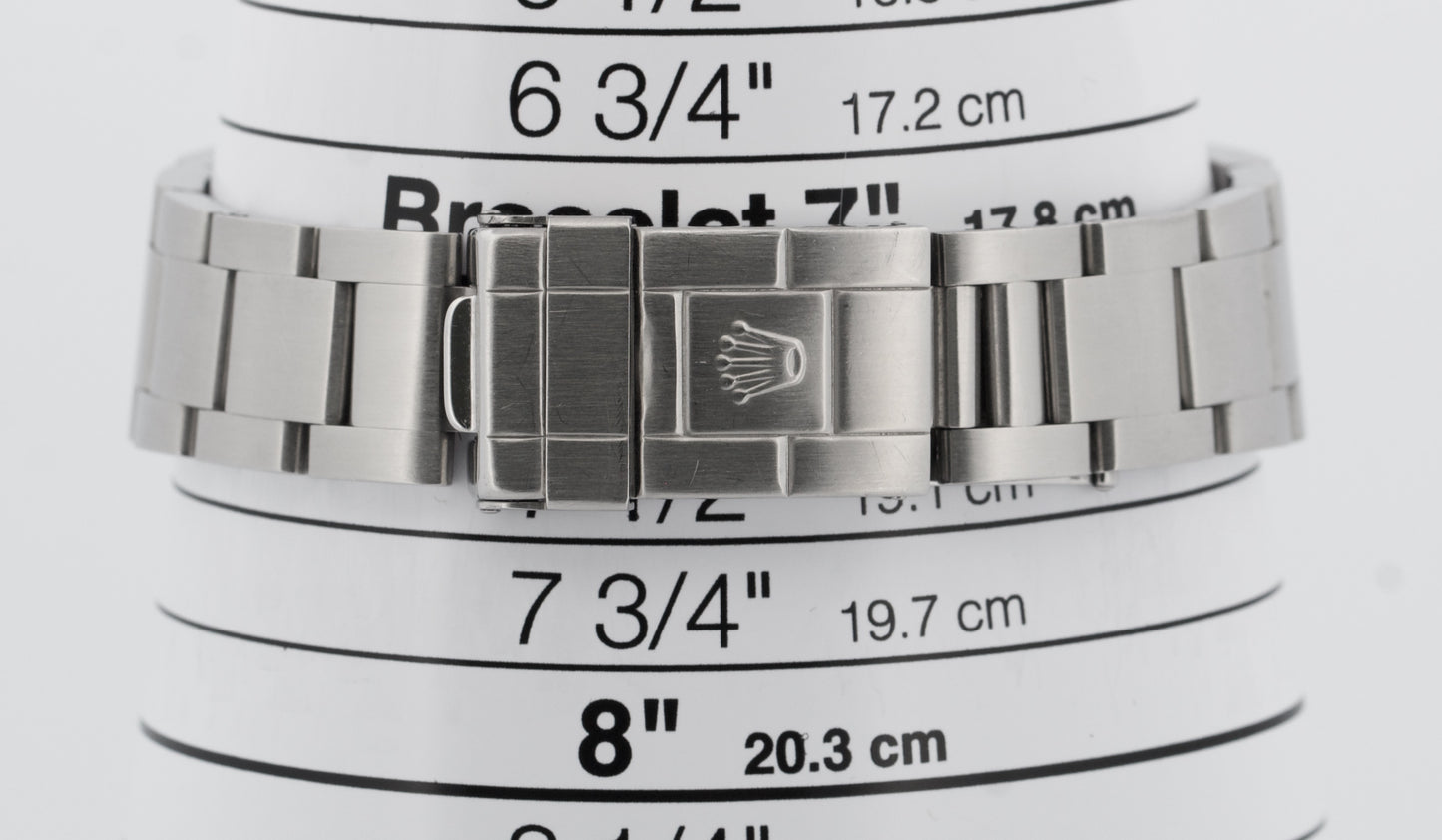 UNPOLISHED Rolex Explorer II BLACK 40mm Red GMT Stainless Steel 16570 Watch