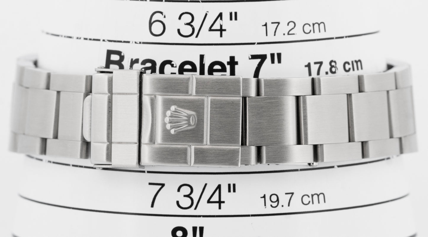 Rolex Explorer II Black 16570 40mm Red GMT Stainless Steel Oyster GMT Watch BOX